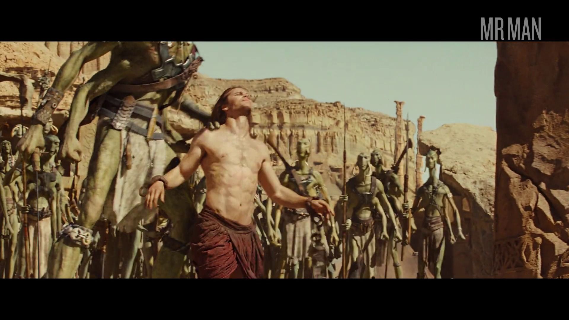 Hottest John Carter Scenes. Shirtless, butt, sexy. 35721