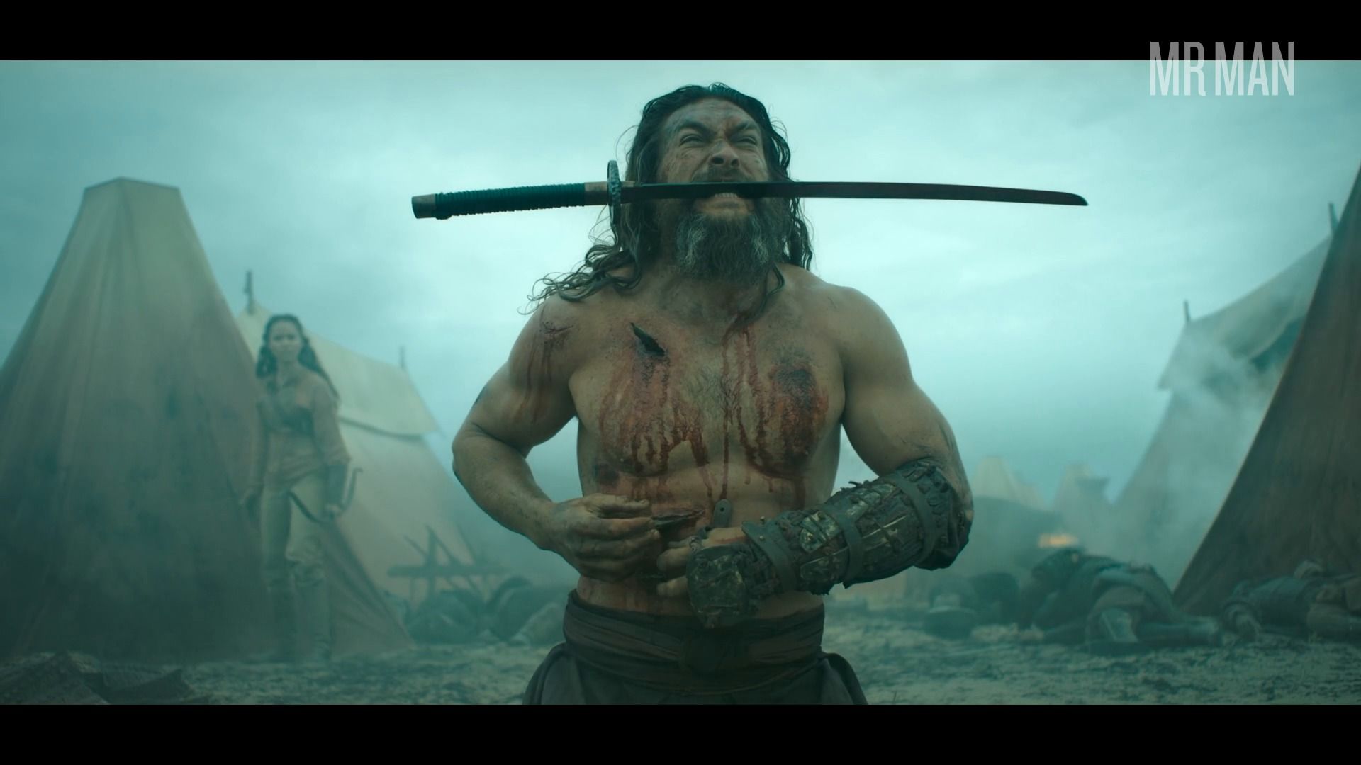Hottest Jason Momoa Scene in See. Sexy, Shirtless, straight. 74150