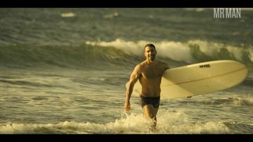 Sexiest Scenes of Moises from Sky Rojo. Bathing Suit, Shirtless, butt, sexy. 63275
