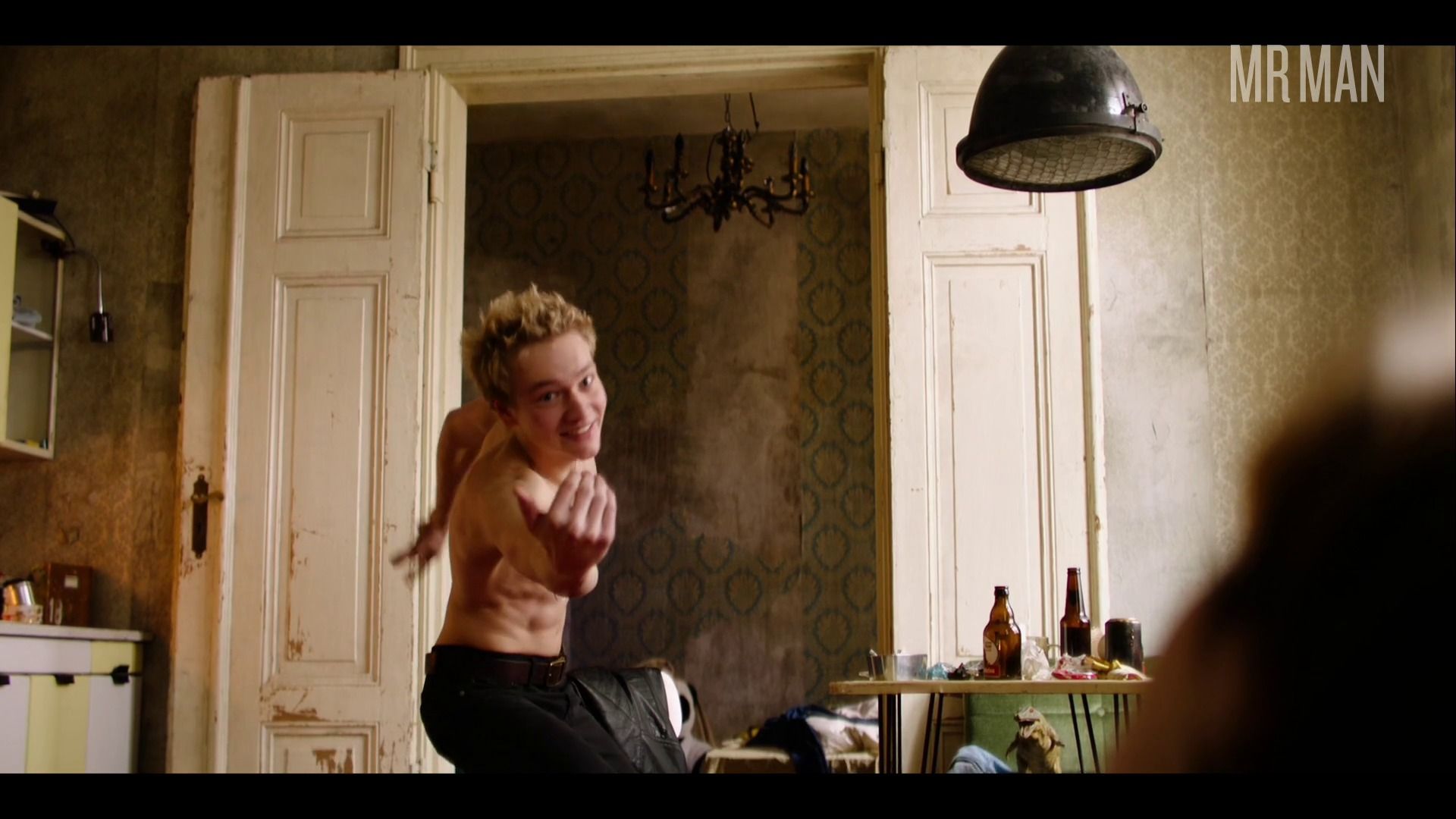 Hottest Bruno Alexander Scene in We Children from Bahnhof Zoo. Shirtless, bulge, gay. 60146