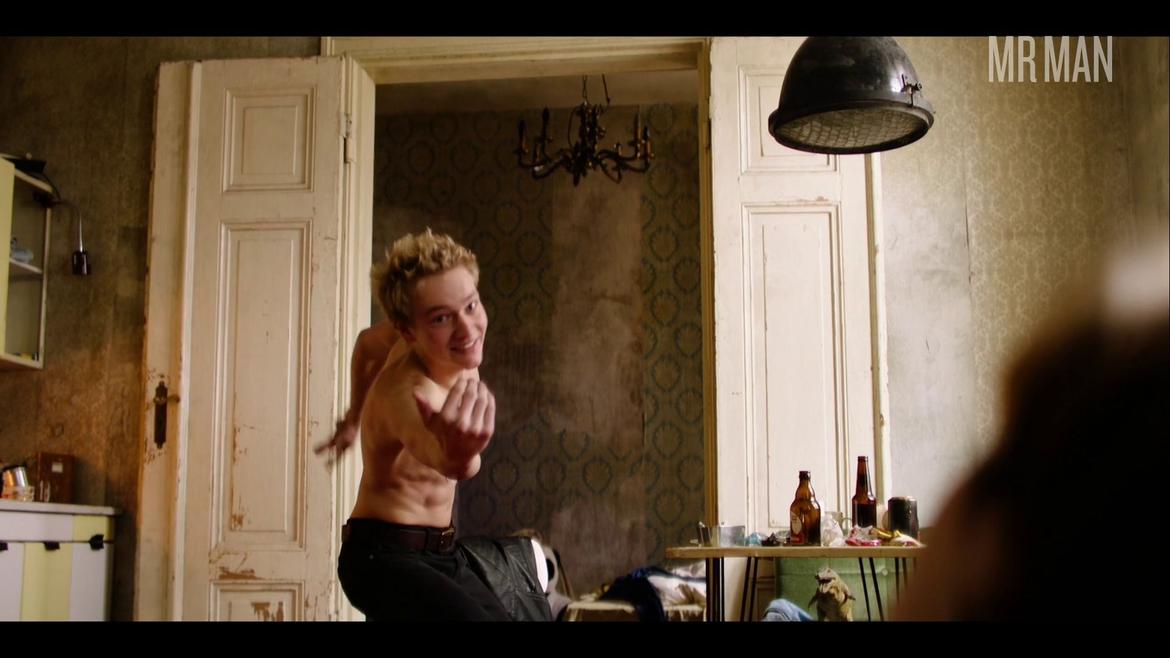 Hottest Bruno Alexander Scene in We Children from Bahnhof Zoo. Shirtless, bulge, gay. 60146