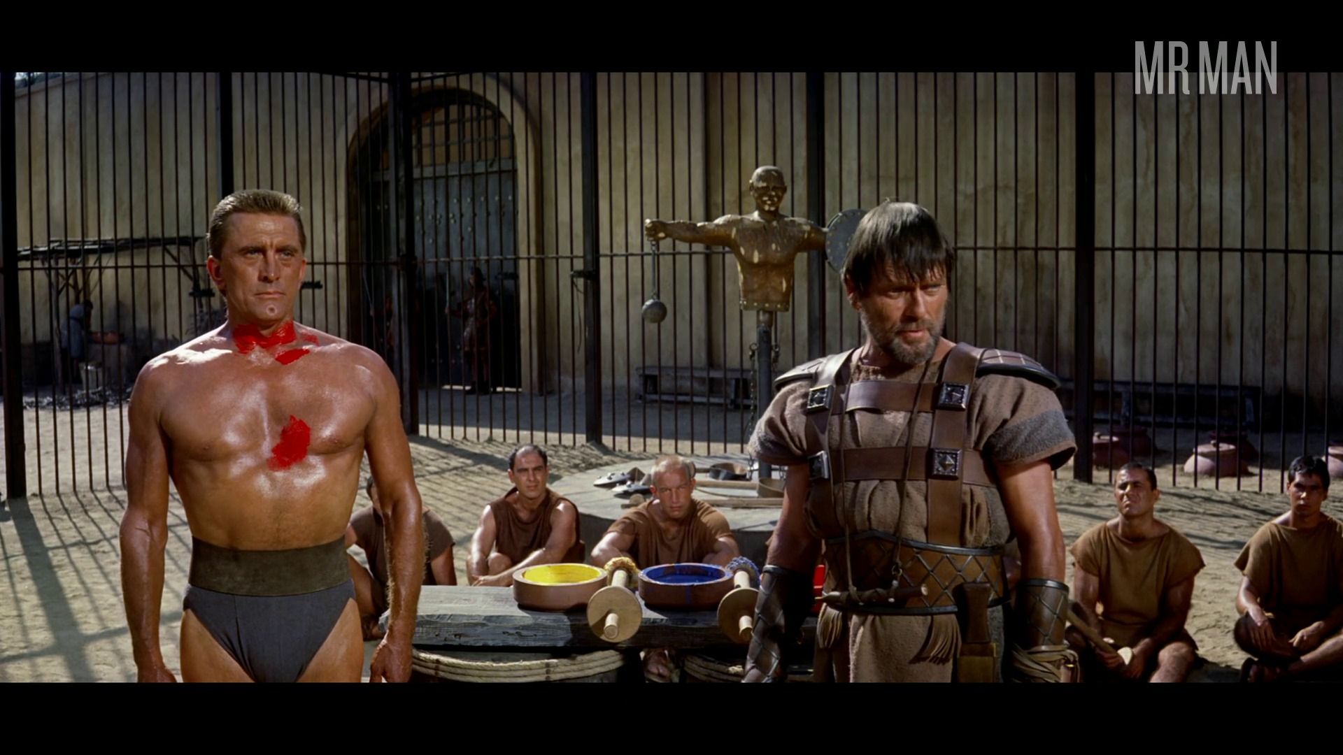 Hottest Kirk Douglas Scene in Spartacus. Shirtless. 61874
