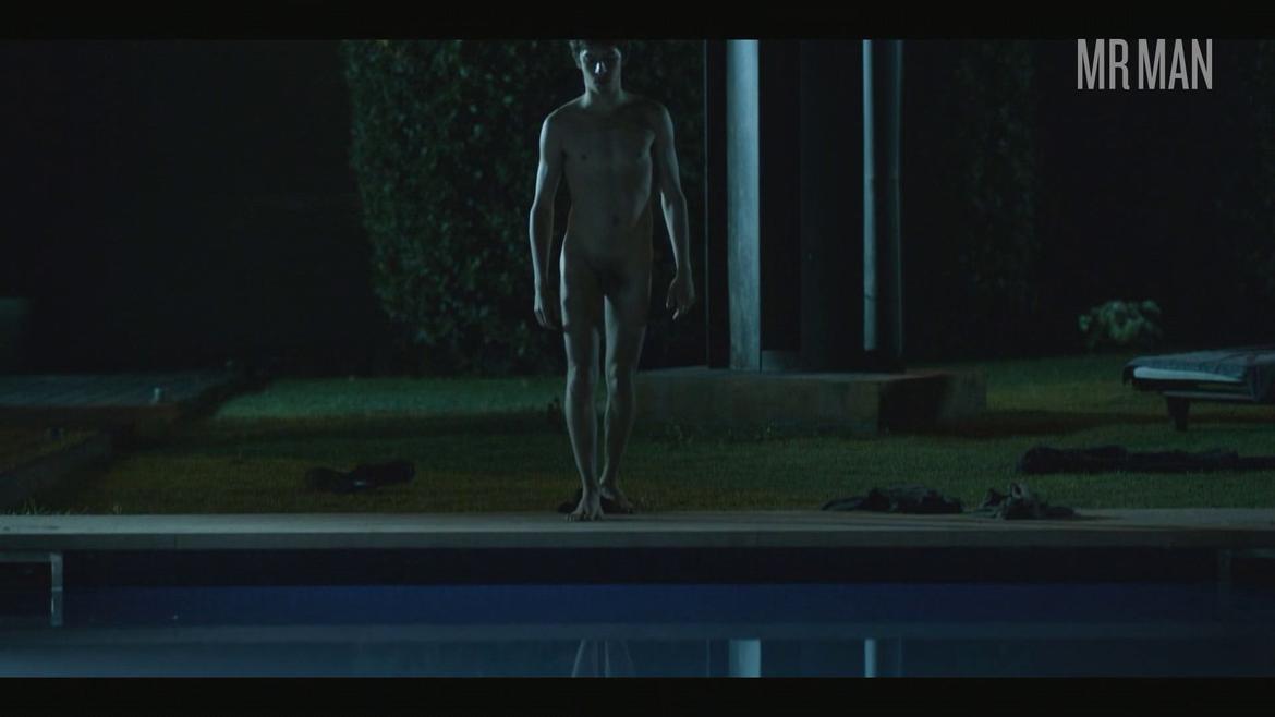 David Solans Naked as Bruno Bergeron. Gay, Shirtless, Butt, Underwear, Balls, Penis, bathing suit, sexy. 70383