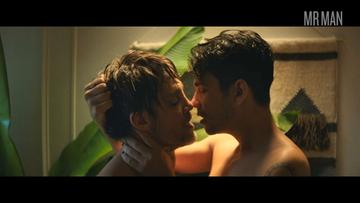 Jonathan Del Arco, Héctor Medina in Borrowed (2022) Gay Shirtless Bathing Suit Bulge 76462