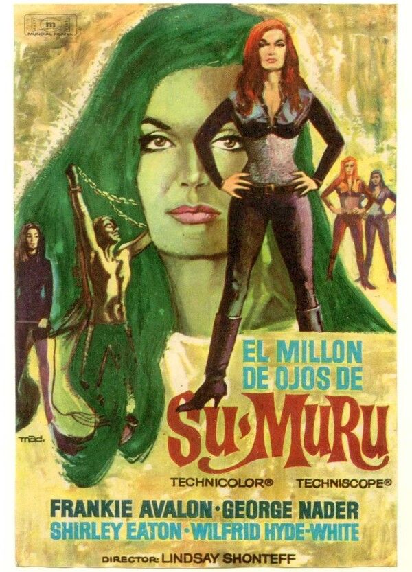 The Million Eyes of Sumuru Sexy Shirtless 5805