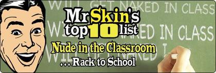 Top 10 Nude in the Classroom . . . Rack to school