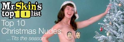 Top 10 Christmas Nudes . . . Tits the season!