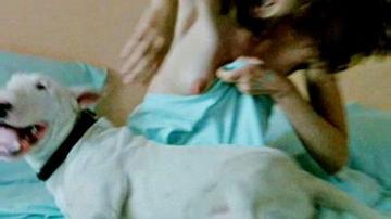 Naked Babes with Dogs Fetish Animal Dog 248