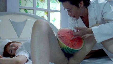 Naked Stars with Fruits and Vegetables Fetish Real Sex Banana Carrot 775