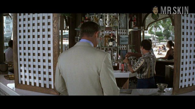 Hottest Barbara Carrera Scene in Never Say Never Again. Sexy, breasts, right nipslip. 219476