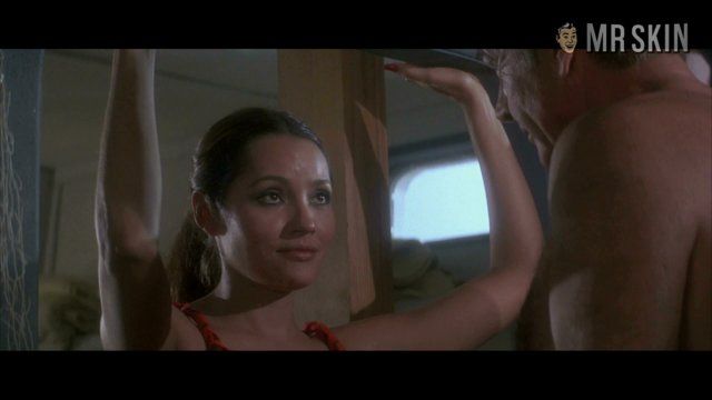 Barbara Carrera in Never Say Never Again (1983) Right Nipslip Breasts Right Nipslip 173701
