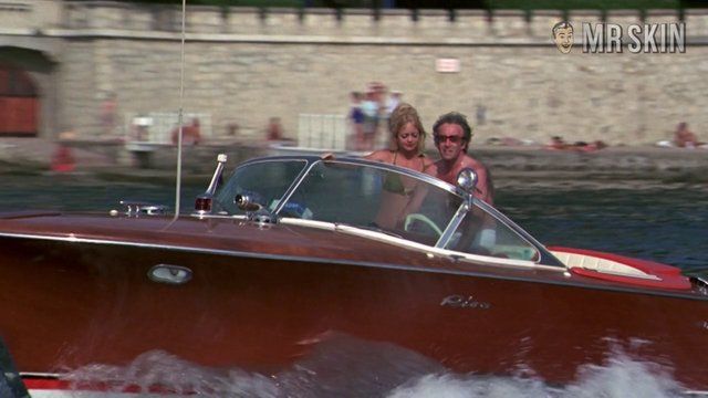 Hottest Goldie Hawn Scene in There's a Girl in My Soup. Bikini, breasts, bush. 258896