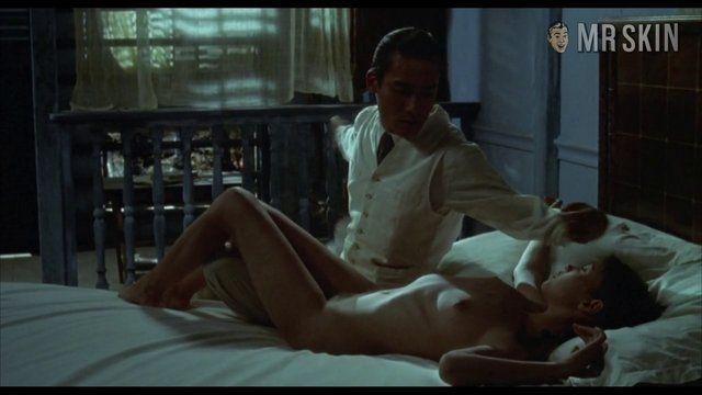 Jane March in The Lover (1992) Breasts Butt Bush Real Sex Breasts 176838