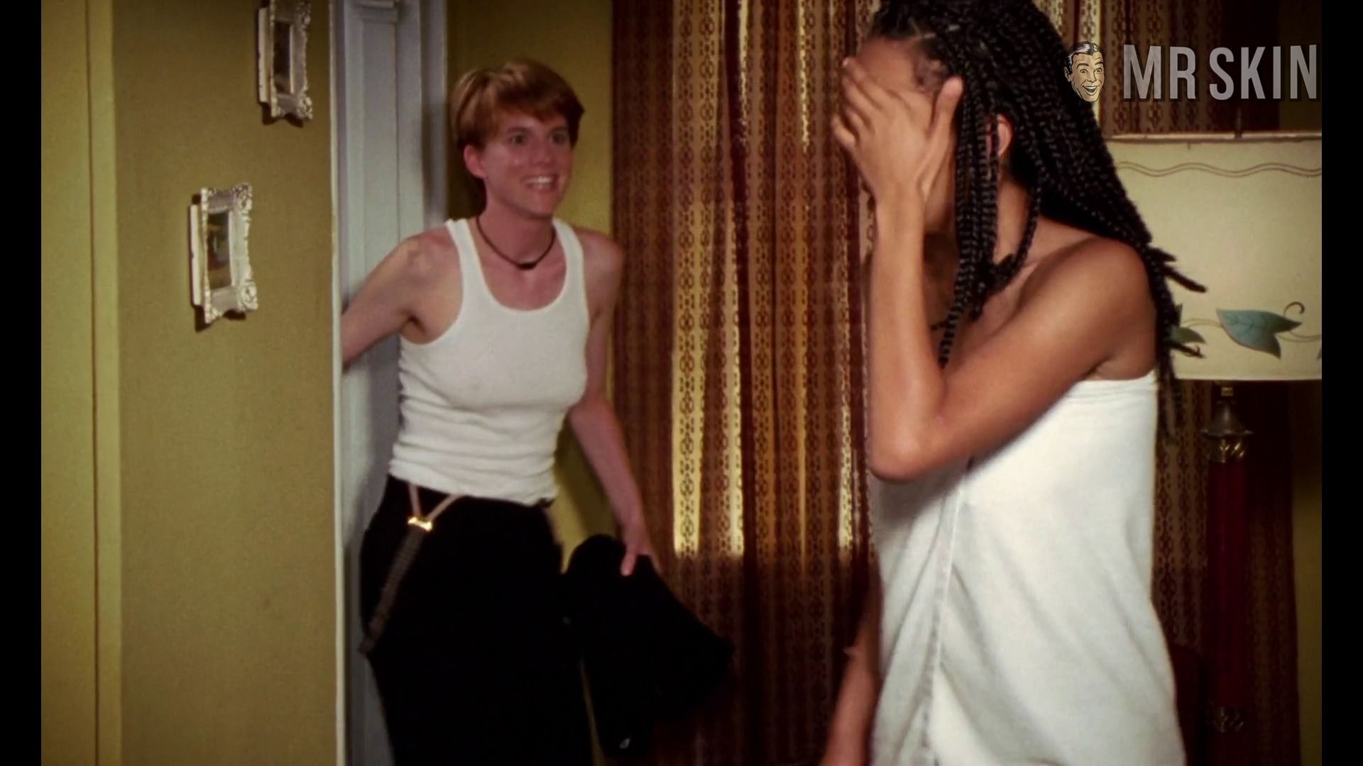 Hottest Laurel Holloman Scene in The Incredibly True Adventure of Two Girls in Love. Sexy, breasts, lesbian. 180260