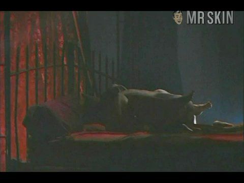 Kari Wuhrer Nude as Lila Reed. Breasts, Butt, bush, thong. 184382
