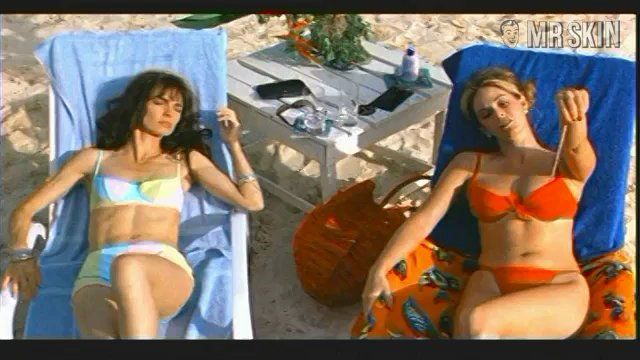 Sexiest Anne Parillaud Scene in Shattered Image. Bikini, breasts, underwear. 184963