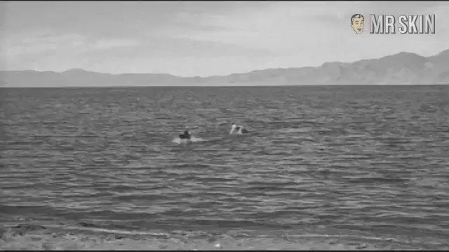 Sexiest Marilyn Monroe Scene in The Misfits. Bikini, breasts, sexy. 188905