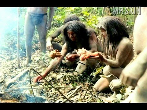 Faye Daniels from Cannibal Holocaust Naked. Breasts, Butt, Bush. 199019