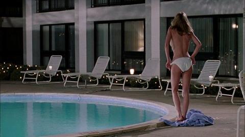 Lorri Bagley Nude as Woman at Pool. Butt, bikini, sexy. 198116