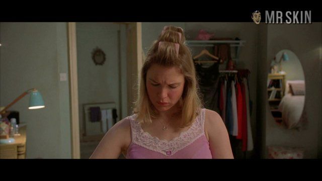 Sexiest Renée Zellweger Scene in Bridget Jones's Diary. Sexy, body double, bush. 225937