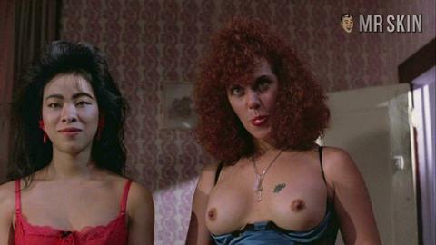 Heather Hunter Naked in Frankenhooker. Breasts, Lesbian, bikini, bush. 197425