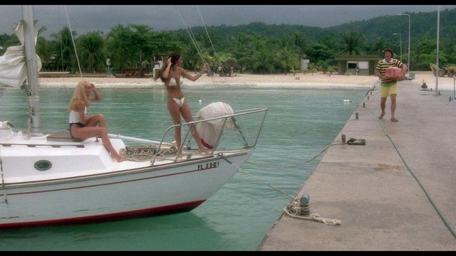 Sexiest Carole Davis Scene in Piranha Part Two: The Spawning. Bikini, Sexy, breasts. 181681