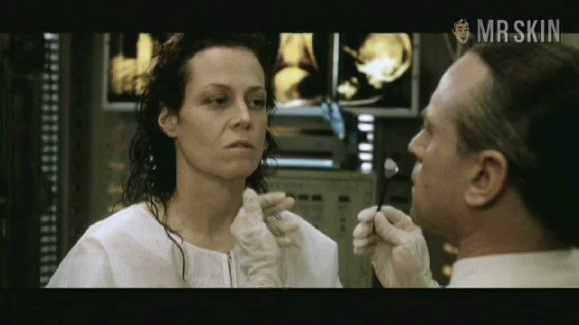 Hottest Sigourney Weaver Scene in Alien: Resurrection. Sexy, breasts. 209414