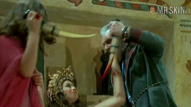 Sexiest Scenes of Margaret Fuchs/Queen Tera from Blood from the Mummy's Tomb. Sexy, body double, breasts. 197219