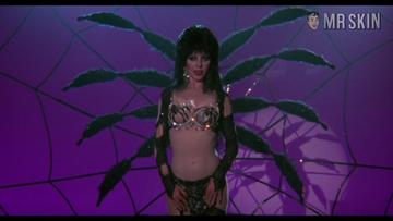 Cassandra Peterson in Elvira, Mistress of the Dark (1988) Sexy Underwear Breasts Sexy 181149