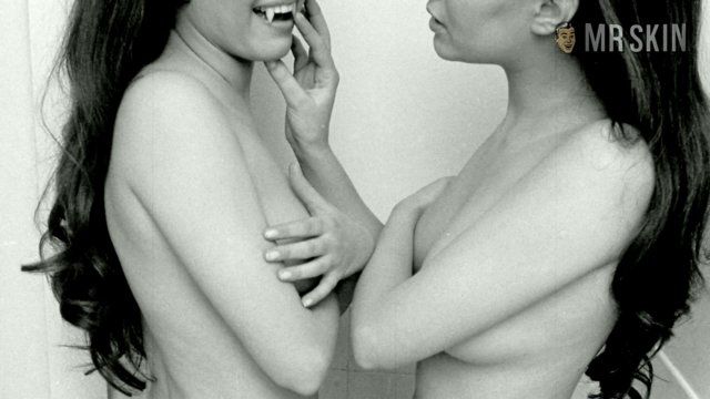 Madeleine Collinson Nude in Twins of Evil. Breasts, Butt, bush, right nipslip. 229936