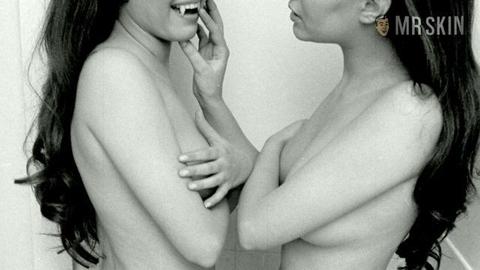 Madeleine Collinson Nude in Twins of Evil. Breasts, Butt, bush, right nipslip. 229936
