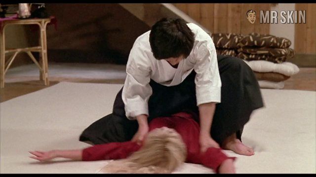 Hottest Ashley Ferrare Scene in Revenge of the Ninja. Underwear, breasts, bush. 205826