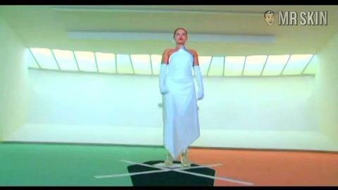 Aimee Mullins Naked in The Order: from Matthew Barney's Cremaster 3. Butt, breasts, bush. 199351