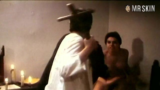 Lina Romay Naked as Bedeviled novice. Breasts, Butt, Bush, Lesbian. 198645