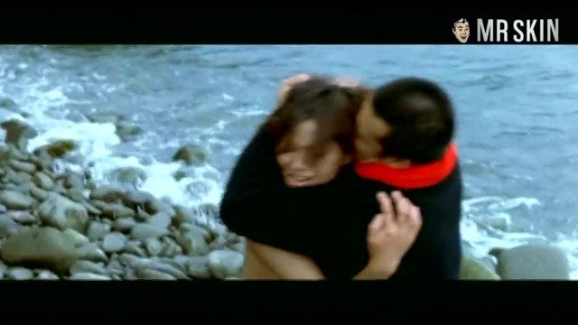 Miki Sugimoto Naked in Girl Boss Guerilla. Breasts, butt*, underwear. 199963