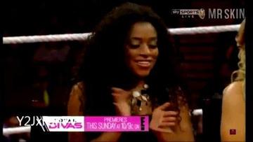 Brianna Garcia in WWE Raw (1993) Left Nipslip Breasts Left Nipslip 234551