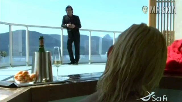 Battlestar Galactica's Sexiest Scenes with Tricia Helfer. Sexy, bikini, butt. 212634