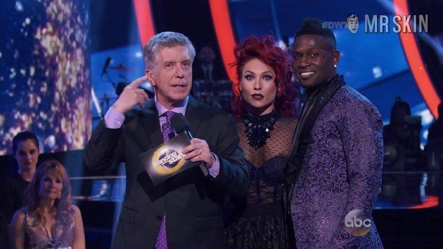 Sharna Burgess Nude in Dancing with the Stars. Nipslip, Sexy, Left Nipslip, breasts, underwear. 250396