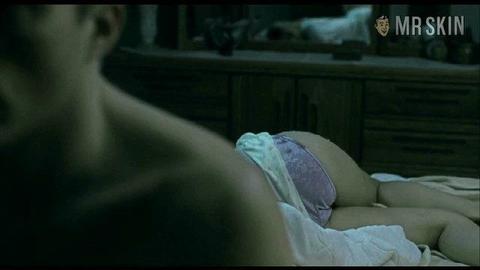 Sexiest Scenes of Nancy Stockwell from Downloading Nancy. Underwear, breasts, right nipslip. 216791