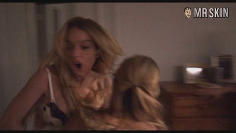 Sexiest Lindsay Lohan Scene in Labor Pains. Underwear, sexy. 217345