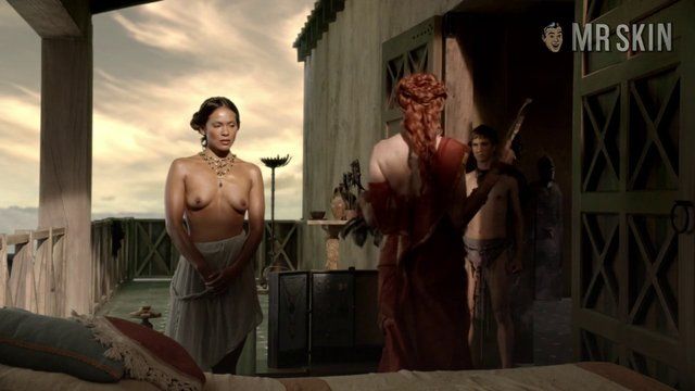 Lesley-Ann Brandt Naked as Naevia. Breasts, bikini, butt. 251853