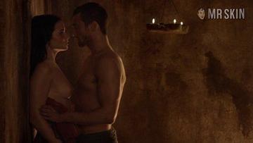 Katrina Law in Spartacus (2010-2013) Right Breast Breasts Bush 221056
