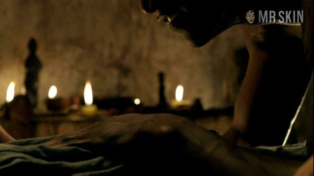 Nudes of Melitta from Spartacus: Gods of the Arena. Breasts, bush, butt. 224040