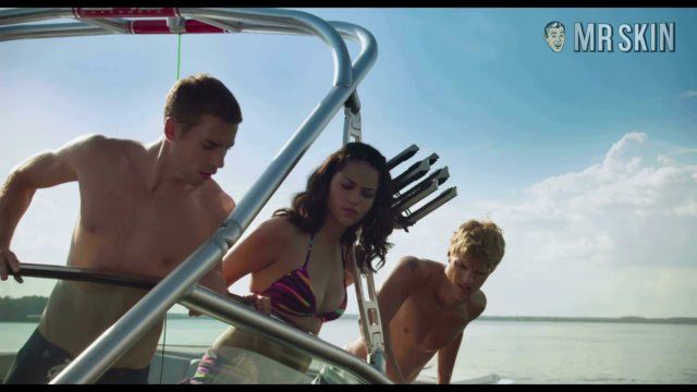 Hottest Sara Paxton Scene in Shark Night 3D. Bikini, breasts, right nipslip. 226292