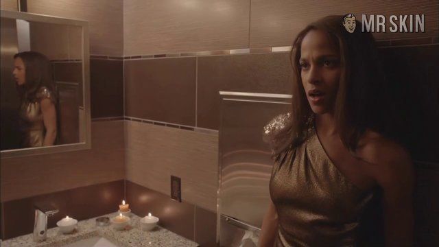 Hottest Megalyn Echikunwoke Scene in House of Lies. Sexy, Lesbian, Underwear, breasts, thong. 239756