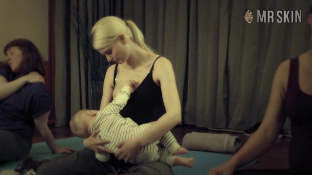 Hege Serine Golf Nude in Lilyhammer. Right Breast, breasts. 240292