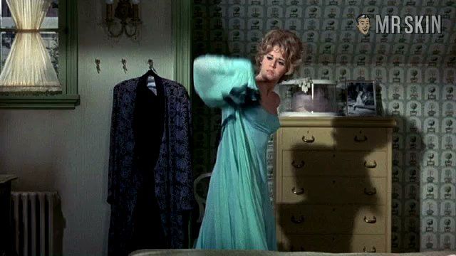 Jane Fonda in Any Wednesday (1966) Left Nipslip Breasts Left Nipslip 229716