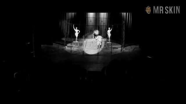 Katie Derry Naked as 1950s Showgirl and Nude Fan Dancer. Breasts, bush, butt. 232611
