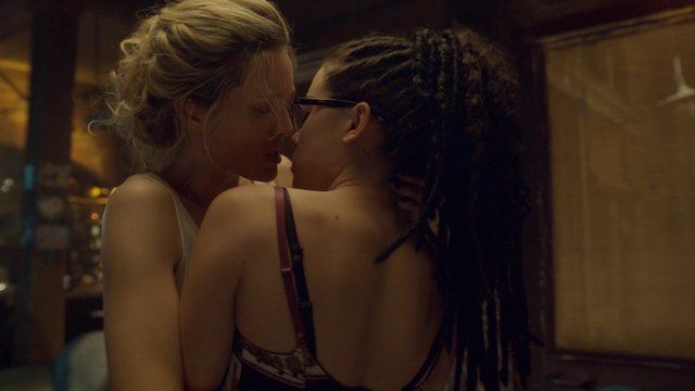 Sexiest Scenes of Delphine Cormier from Orphan Black. Lesbian, Sexy, butt, underwear. 260159