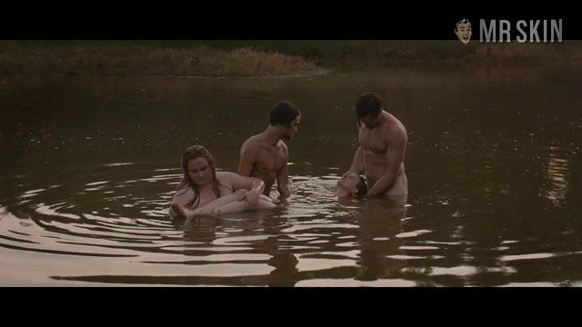 Brit Marling in The East (2013) Right Breast Breasts Lesbian 235333
